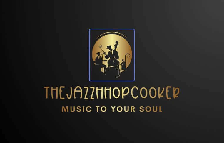 Logo of TheJazzHopCooker featuring musicians and text "Music to Your Soul", highlighting the essence of Jazz.