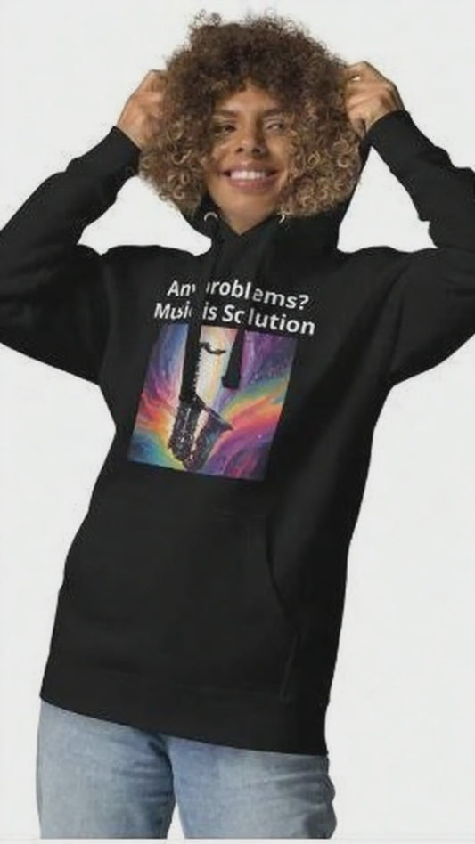 Hoodie: Jazz Hip Hop Music Unisex Streetwear